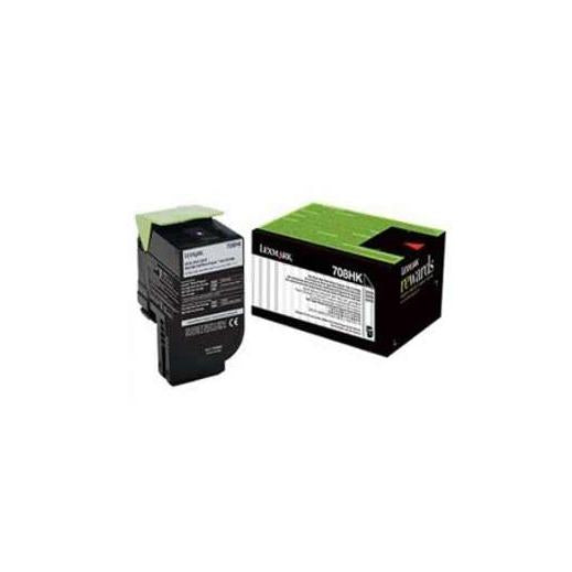 Tóner Lexmark 70C8HK0 Alto Rendimiento Negro, 4.000 Páginas