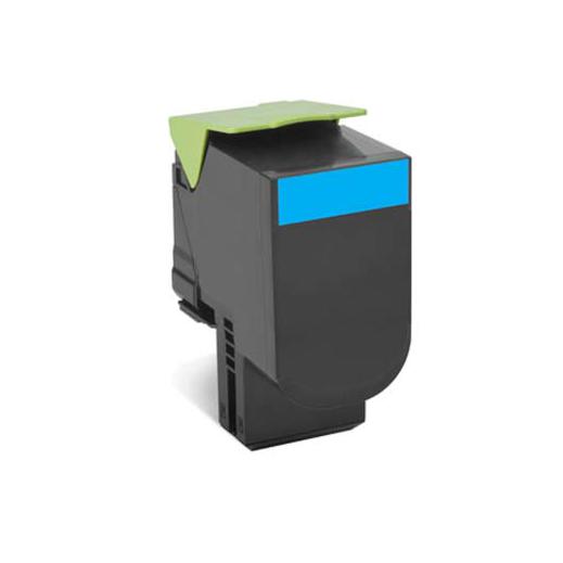 Tóner Lexmark 70C8XC0 Alto Rendimiento Cian, 4.000 Páginas