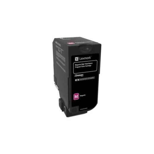 Tóner Lexmark 74C4HC0 Alto Rendimiento Magenta, 12.000 Páginas
