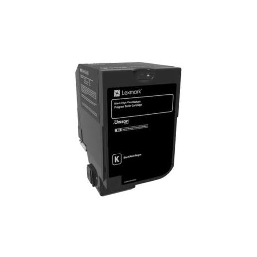 Tóner Lexmark 74C4HK0 Alto Rendimiento Negro, 20.000 Páginas
