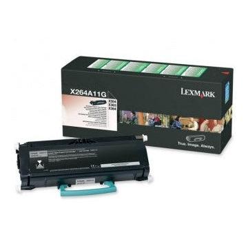 Tóner Lexmark X264A11G Negro, 3.500 Páginas