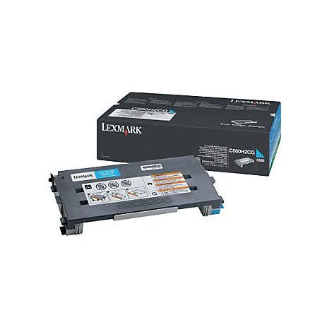 Tóner Lexmark C500H2CG Alto Rendimiento Cian, 3.000 Páginas