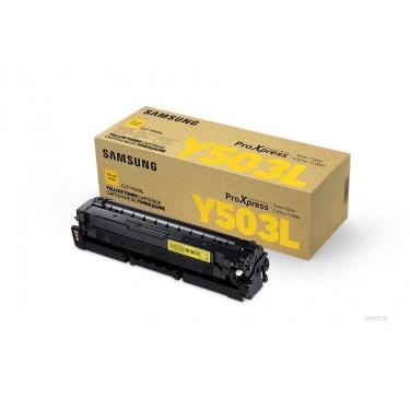 Tóner Samsung CLT-Y503L Amarillo, 5.000 Páginas