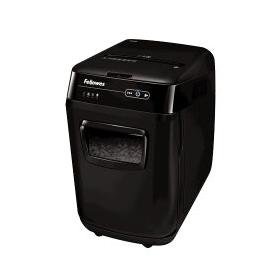 Fellowes Trituradora de Corte Cruzado AutoMax 200C, 10 Hojas, 32 Litros, Negro