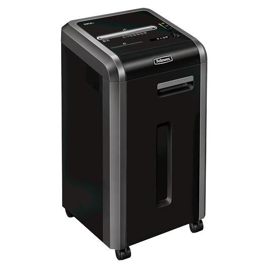 Fellowes Trituradora de Corte Cruzado C-225Ci, 22 Hojas, Negro/Plata