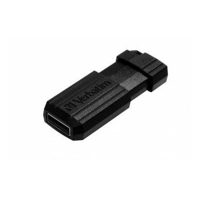 Memoria USB Verbatim PinStripe, 32GB, USB 2.0, Lectura 12MB/s, Escritura 5MB/s, Negro