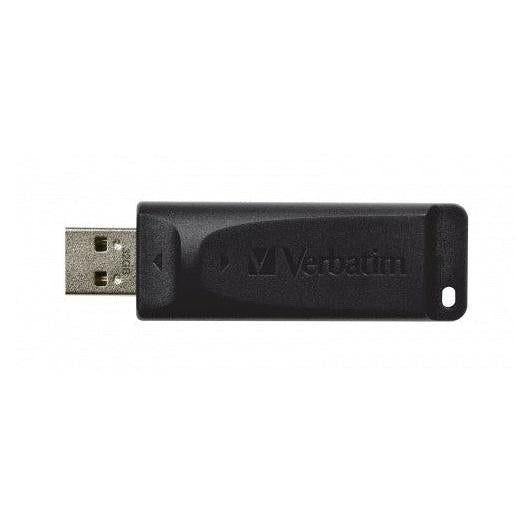 Memoria USB Verbatim Slider Go, 32GB, USB 2.0, Negro