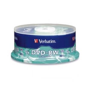 Verbatim Torre de Discos Virgenes para DVD, DVD-RW, 4x, 30 Discos (95179)
