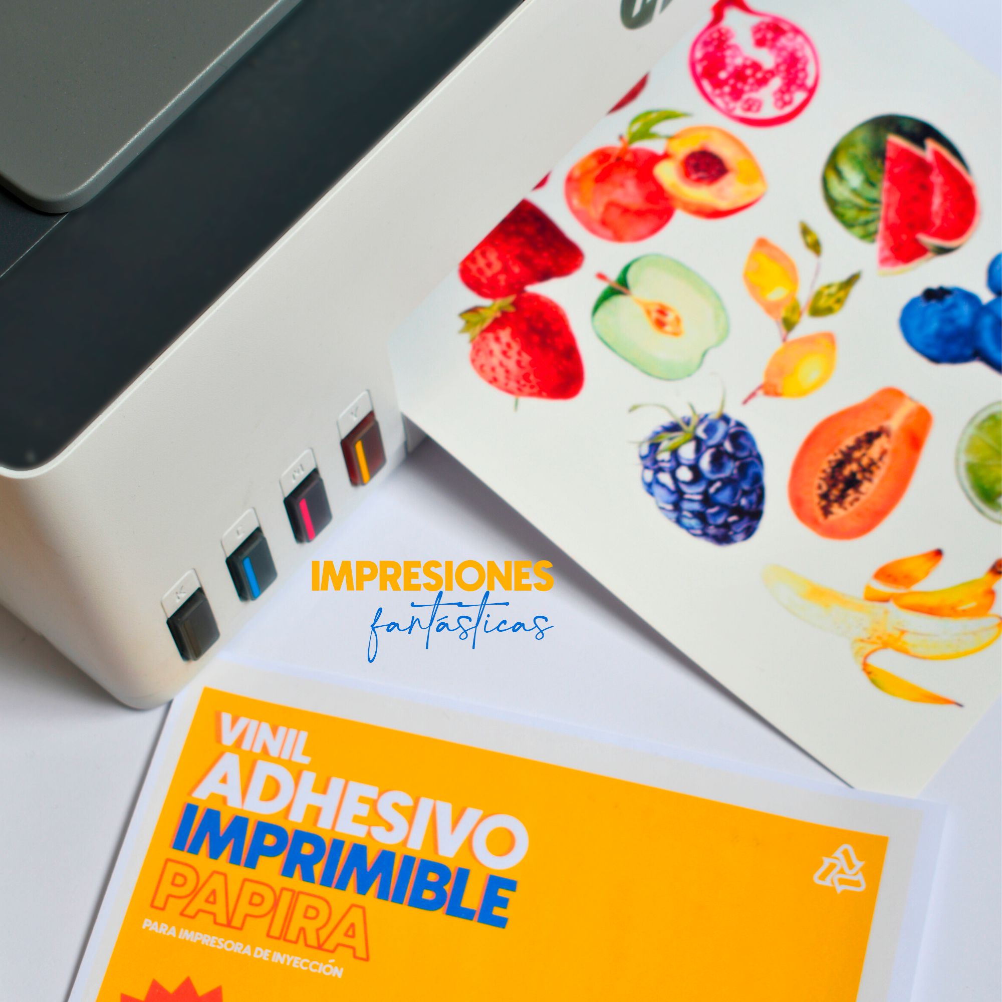 Vinil Adhesivo Imprimible Papira Transparente Glossy