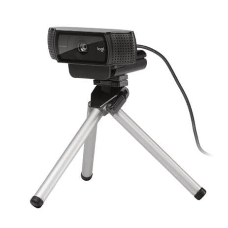 Logitech Webcam HD Pro C920 con Micrófono, Full HD, 1920 x 1080 Pixeles, USB 2.0, Negro
