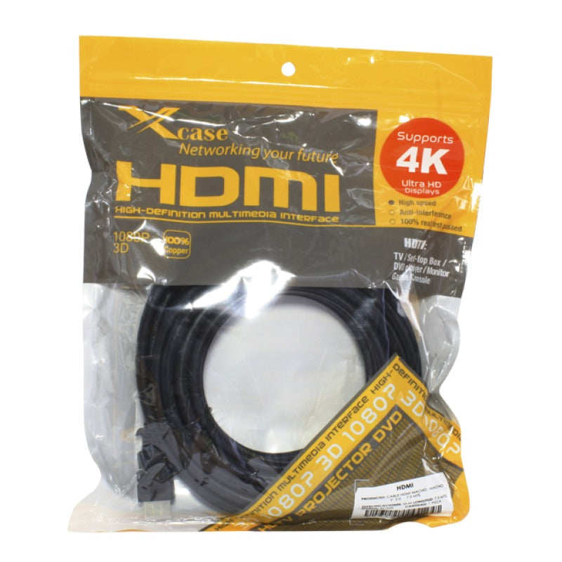 X-Case HDMICAB20-3 cable HDMI 3 m HDMI Tipo A (Estándar) Negro