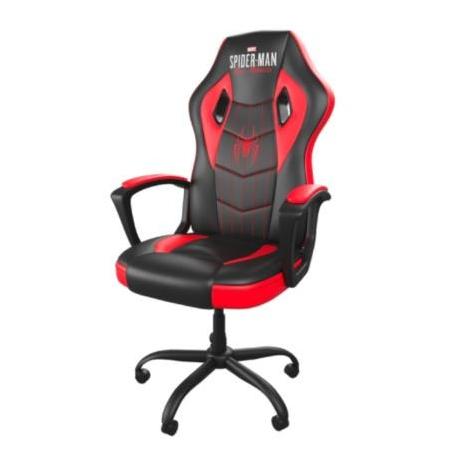 Xtech Silla Gamer Edición Spider Man Miles Morales, hasta 120kg, Negro/Rojo